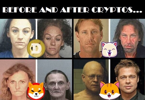 People before and after Cryptos…