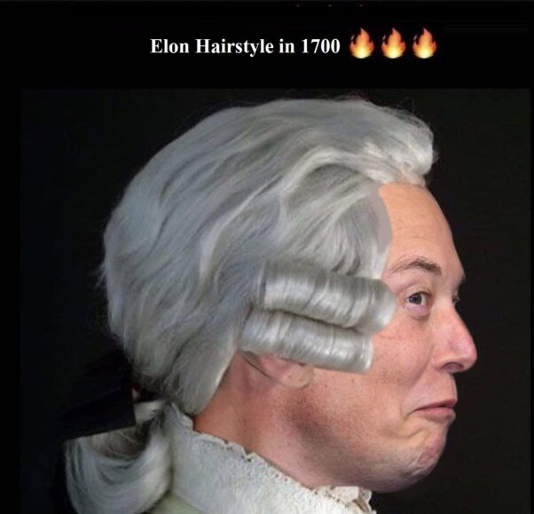 Elon Musk Hairstyle in 1700