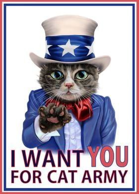 I WANT YOU FOR #CATEARMY