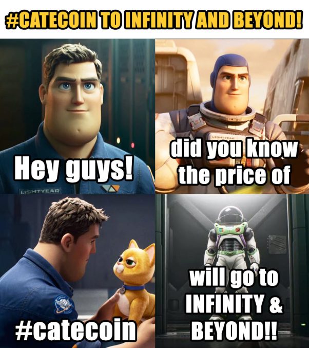 #CATECOIN to INFINITY AND BEYOND!