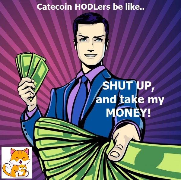 Catecoin Hodlers be like..