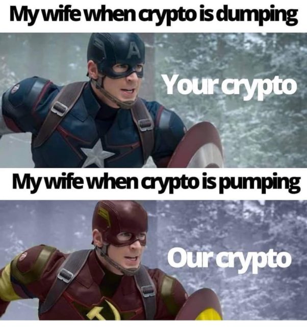 Wifey on dumping and pumping crypto