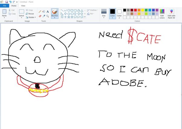 Need $CATE to the Moon so I can buy Adobe