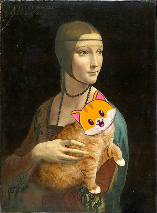 Lady with an Cat