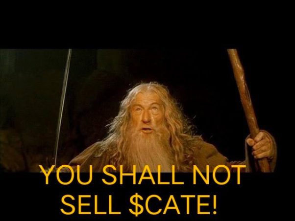 YOU SHALL NOT SELL $CATE!