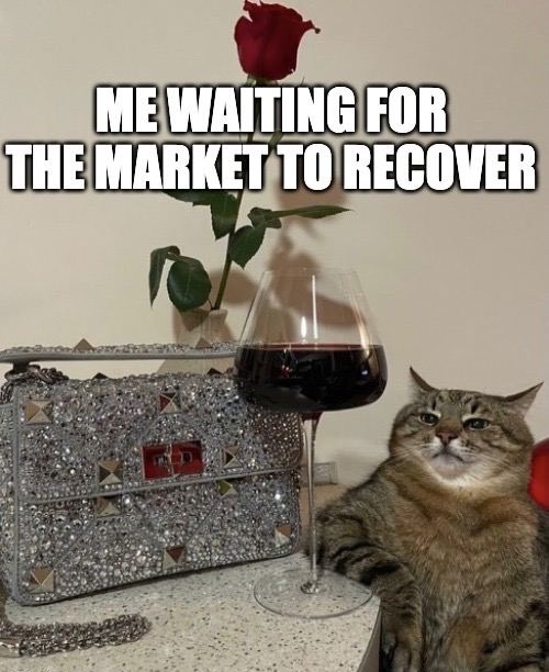 Me, waiting for the market to recover